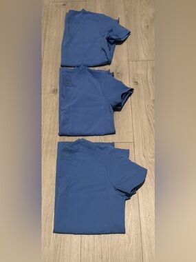 Figs Women's Ceil Blue Catarina Scrub Tops (3) XXS